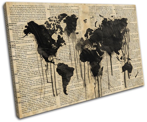 World atlas ink old - world, vintage
