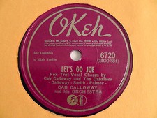 Cab calloway inch 78rpm - cab,