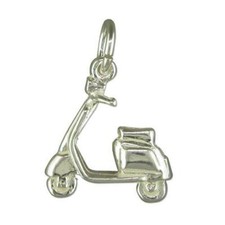 Sterling Silver Vespa Scooter