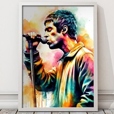 Liam Gallagher Watercolour