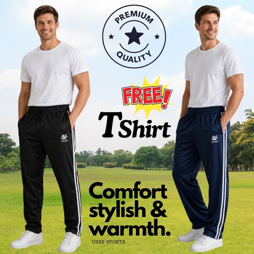 Mens silky trousers jogging - mens,