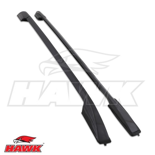 Black roof rails rack storage - roof,