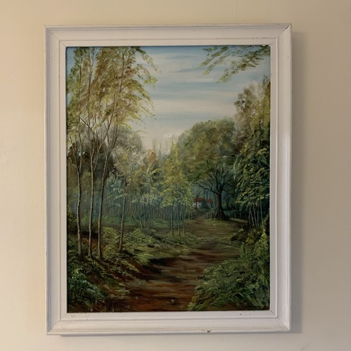 Lovely woodland oil painting - lovely,