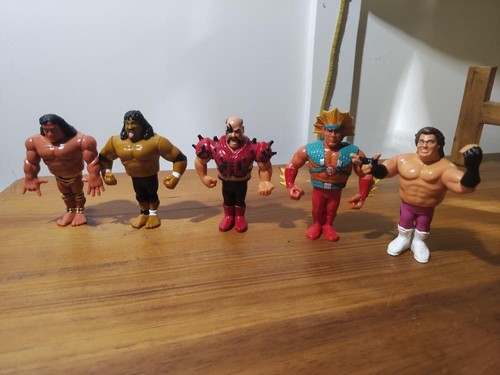 Wwf wrestling action figures - action,