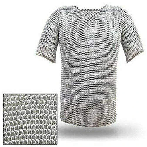 Aluminium chainmail medieval - aluminium,
