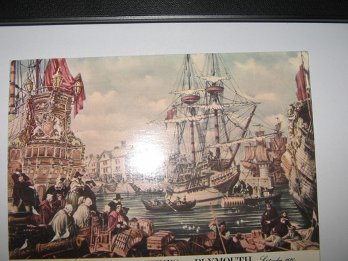 Postcard the departure - departure,