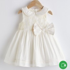 NEXT ivory cream prom dress, 6-9 months. Only worn once. Immaculate!