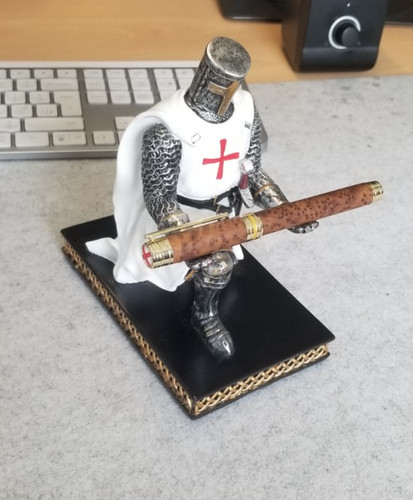 Templar knight pen holder for - knight,