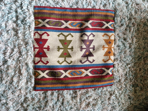 Large kilim wool cushion - large,
