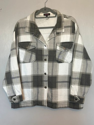 Large misspap grey - grey, plaid