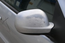 VW Polo 6N2 Manual Mirror Right Outside Silver LA7W + Glass