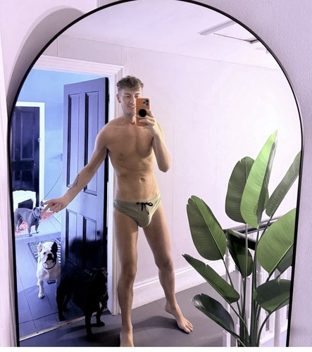 Men swimming briefs size l - men's,