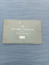 SINGER GAZELLE  OWNERS HANDBOOK  series 111C  1962