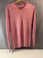 Tom Wolfe Men’s Pink V-Neck