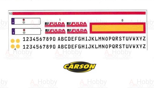 Carson decals flatbed trailer - carson,