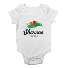 Shwmae I Love Wales Welsh Baby