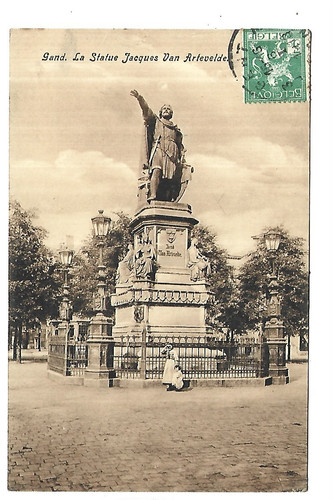 Belgium ghent the statue - the,