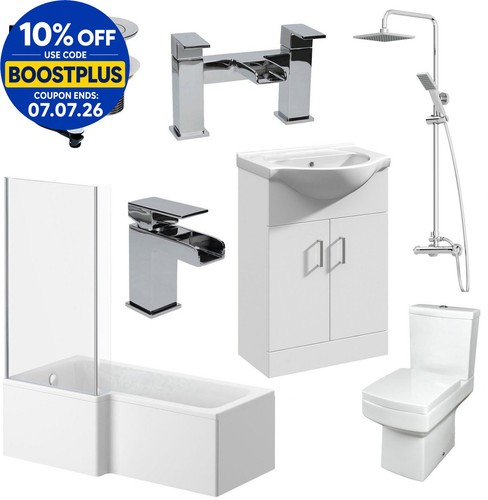 Complete bathroom suite - complete,
