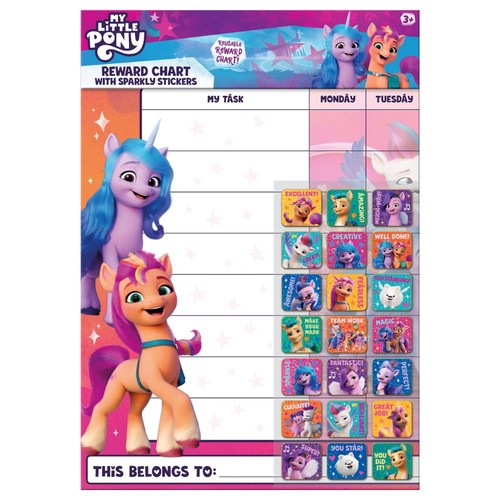 Little pony reward chart - little,