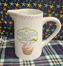 Retro Treats Ceramic Jug Ice Cream Parlour Cupcake Design Kitchenalia VGC