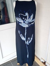 LADIES BLUE FLORAL MAXI DRESS SIZE 14 BY J.TAYLOR @DEBENHAMS