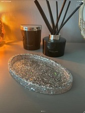 Silver Glitter Resin