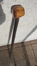 IRISH WEIGHTED BLACKTHORN SHILLELAGH WALKING STICK. 565gms x 95cm long.