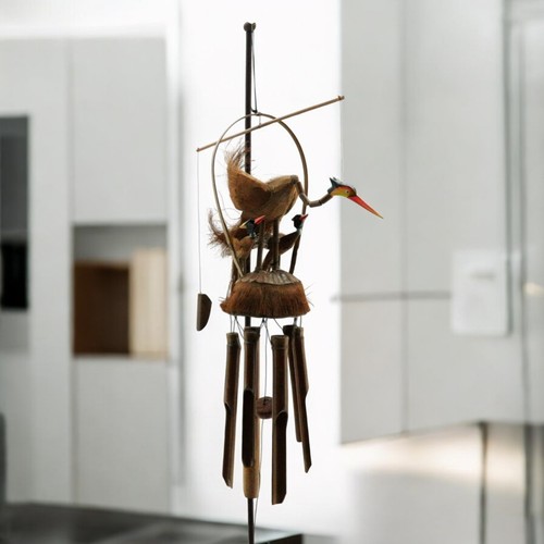Bird bamboo windchime dream - bamboo,