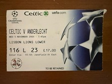 Celtic v Anderlecht Champions