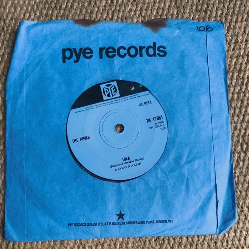 The kinks lola pye 7n - ~,