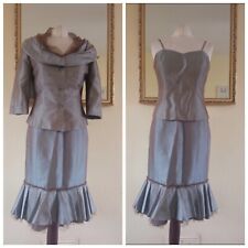 Renato Nucci SILK  Skirt Suit 3 Piece French Designer - Wedding, Occasion