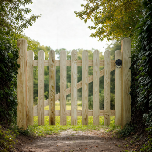 Pressure treated picket - picket, side