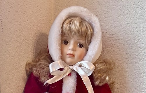 Vintage porcelain doll limited - vintage,