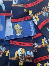 Mens The Simpsons 100% Silk