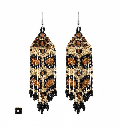 Handmade seed bead fringe - handmade,