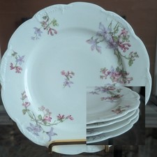 4 Salad Plate Set Vtg Haviland