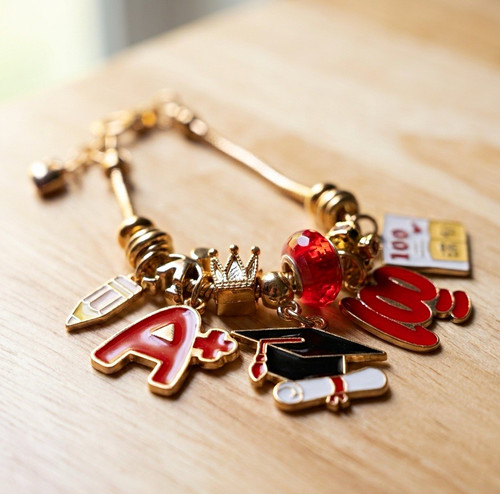 New honor roll charm bracelet - new,