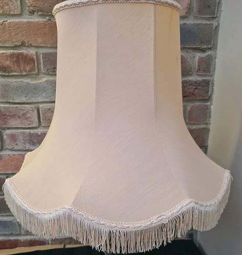 Vintage peach lamp shade - shade, with