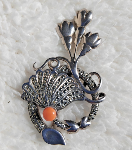 Vintage 825 silver marcasite - 825,