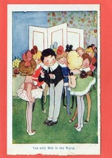 Hilda H Cowham  The Only Boy in the World Children pc unused Ref T858