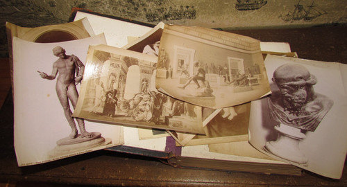 1879 photograph album with - album,