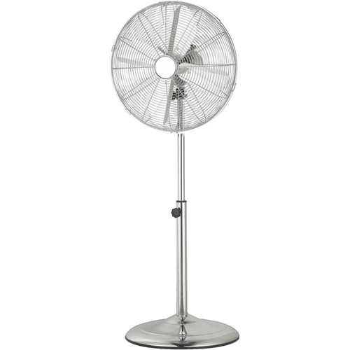 Chrome pedestal floor fan - chrome,