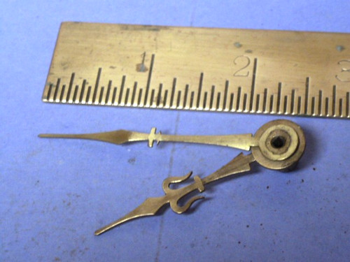 Pair old antique - pair, clock