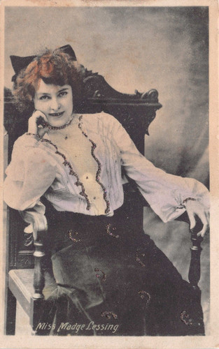Postcard edwardian actress - -,