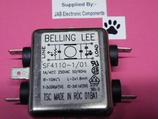 Belling Lee Chassis Mains Filter 250Vac 50-60Hz 1A  1/4" Lucar Faston 3T09