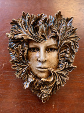 Heart Shaped Green Woman Face