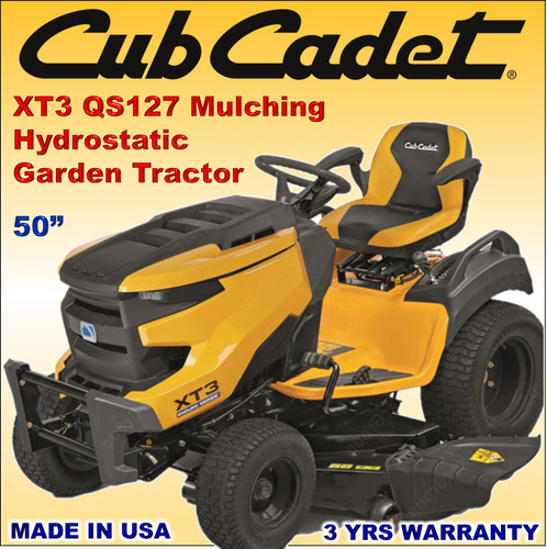 Cub cadet xt3 qs127 - cub, 50"