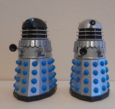 Doctor Who 5" Action Figures B&M History of the Daleks Set #6 Evil Daleks Loose