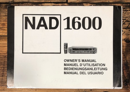 Nad model 1600 preamp - nad,