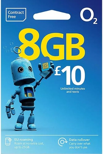 Sim card pay - o2, go